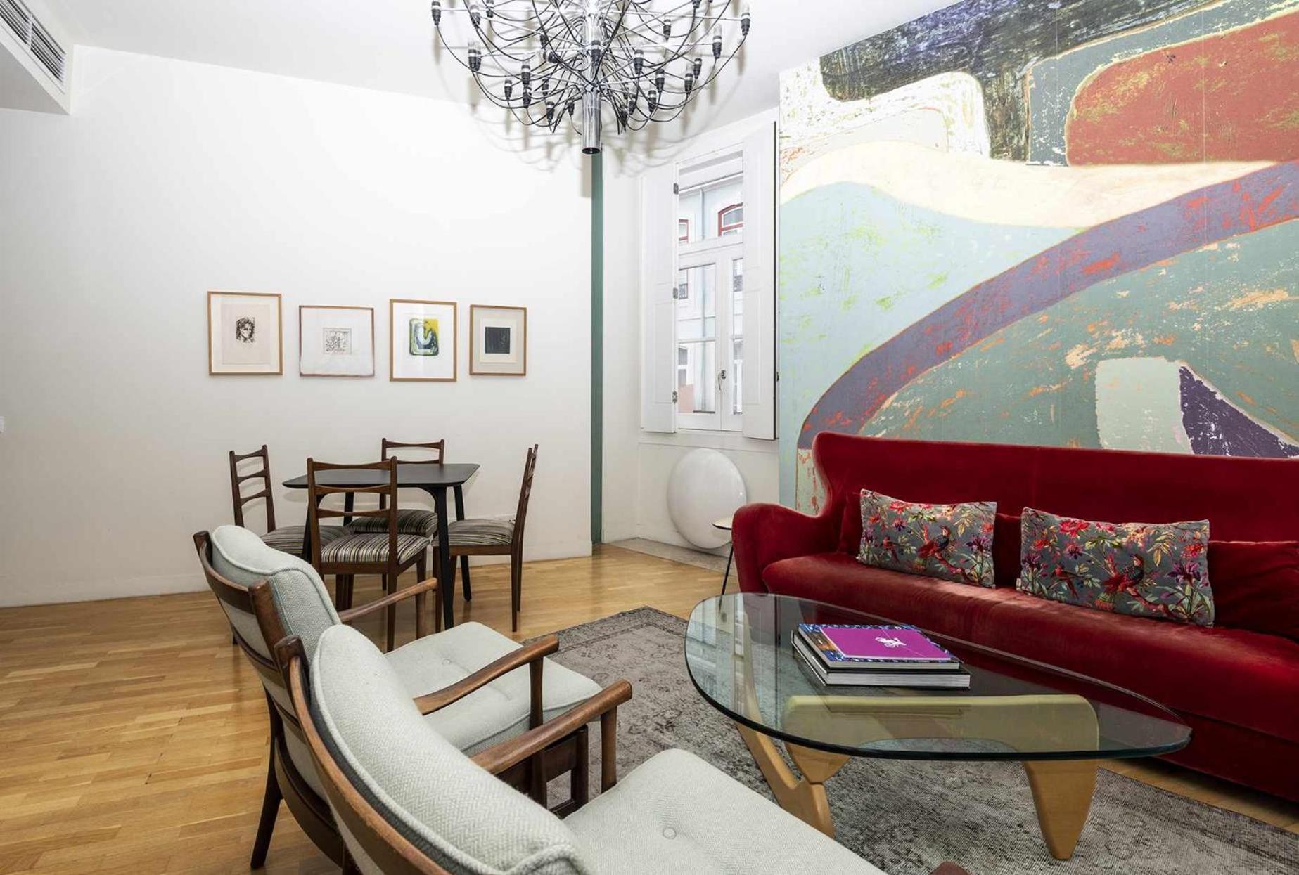 Italian Design In Principe Real Lejlighed